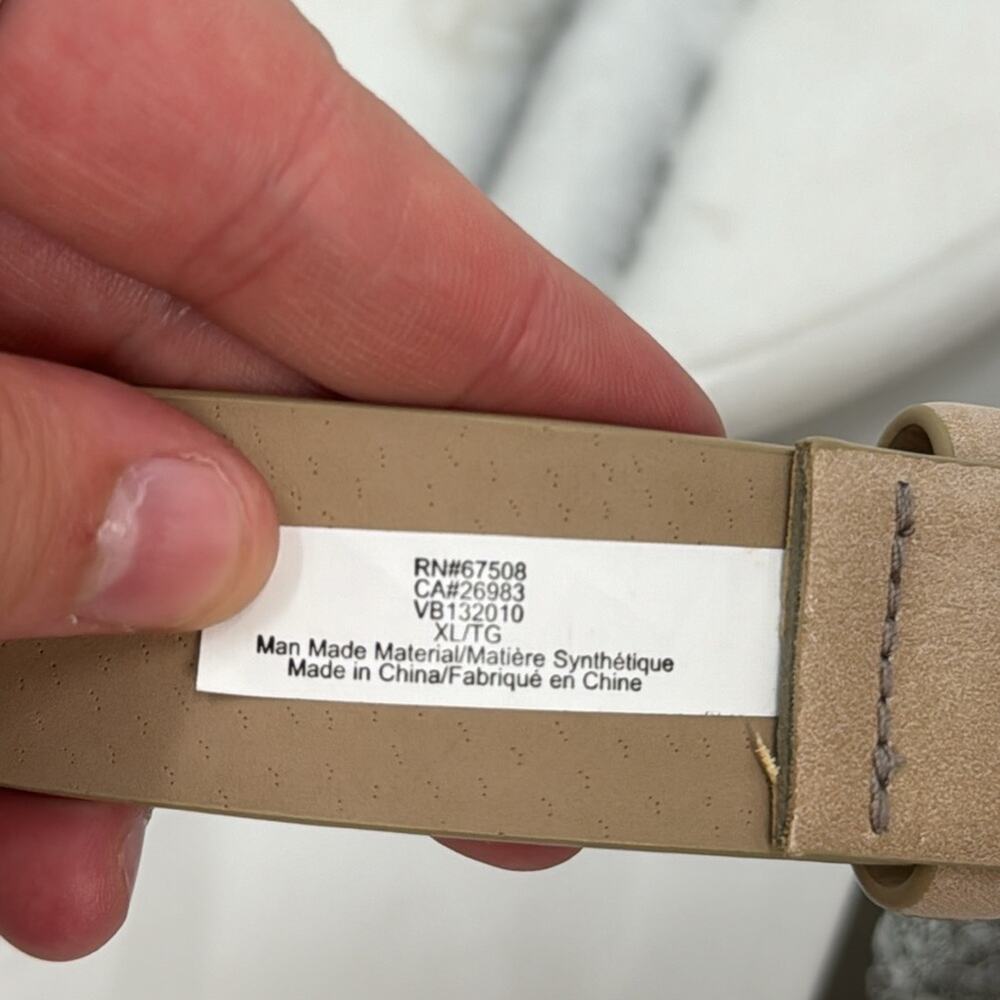 NWT Vince Camuto tan leather belt - Picture 5 of 6